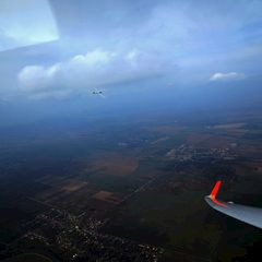 Flugwegposition um 13:49:41: Aufgenommen in der Nähe von Okres Nitra, Slowakei in 1270 Meter